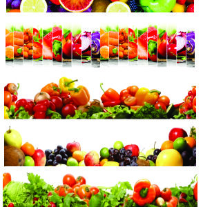 Aplique termocolante para pano de prato Frutas