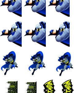 aplique termocolante Batman-  cartela com 12 unid