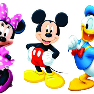 Aplique termocolante Ponta - turma do Mickey
